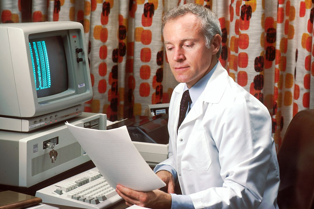investigator reviewing files